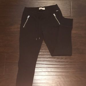 Black and green joggers